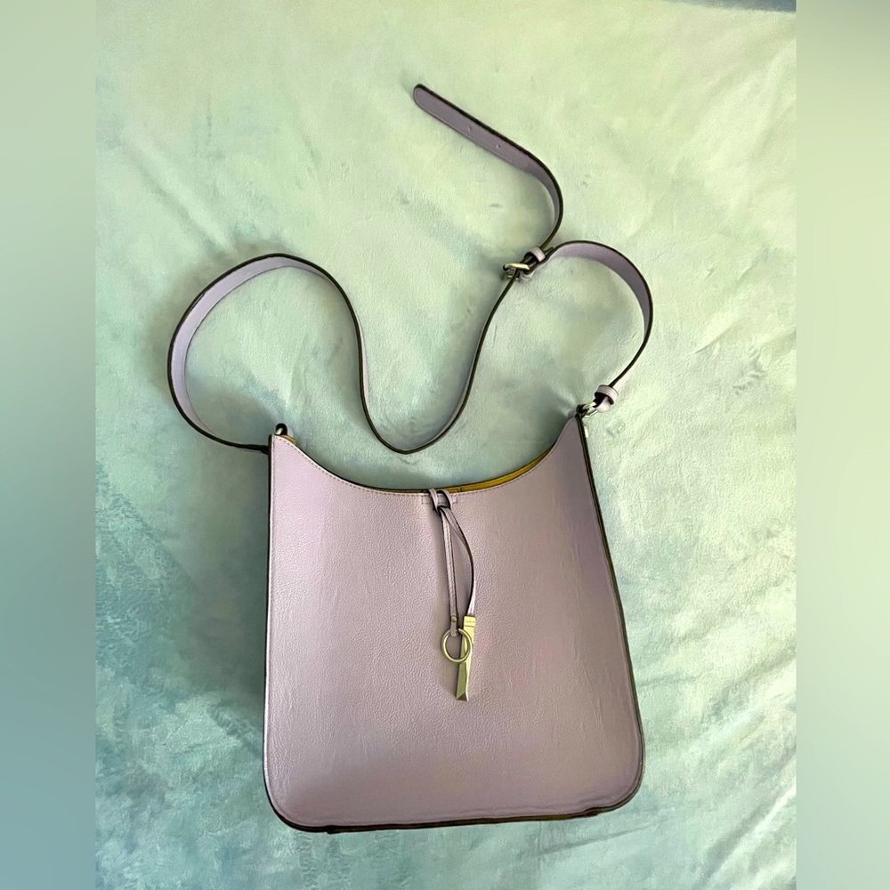 CALVIN KLEIN PURPLE SHOULDER PURSE